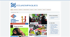 Desktop Screenshot of ecuaempaques.net